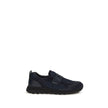 Prada Blaue Kalbsleder Bos Taurus Sportschuhe