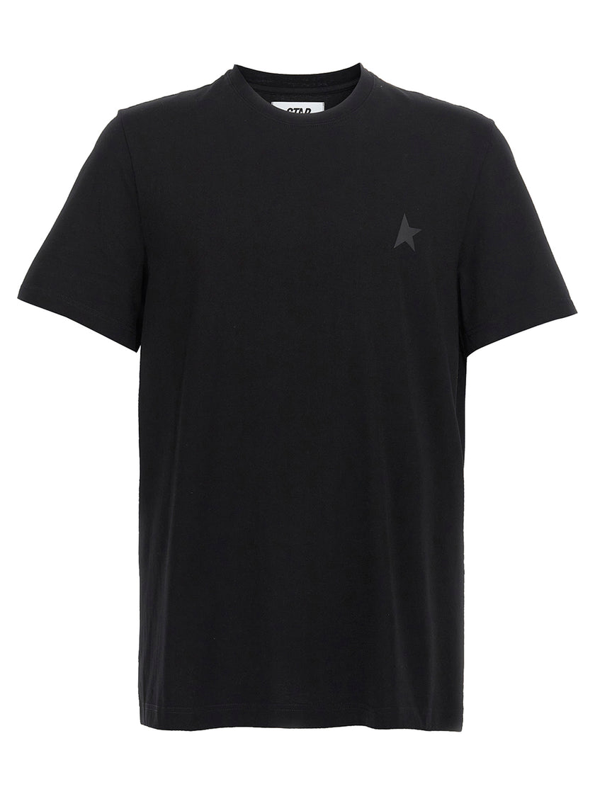 Golden Goose Schwarzes Baumwoll-T-Shirt