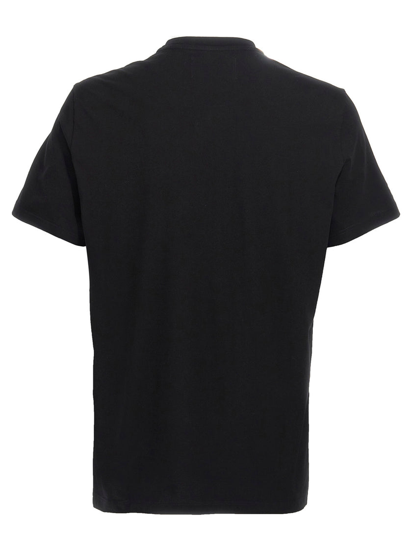 Golden Goose Schwarzes Baumwoll-T-Shirt