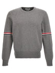 Thom Browne Grauer Baumwollcardigan
