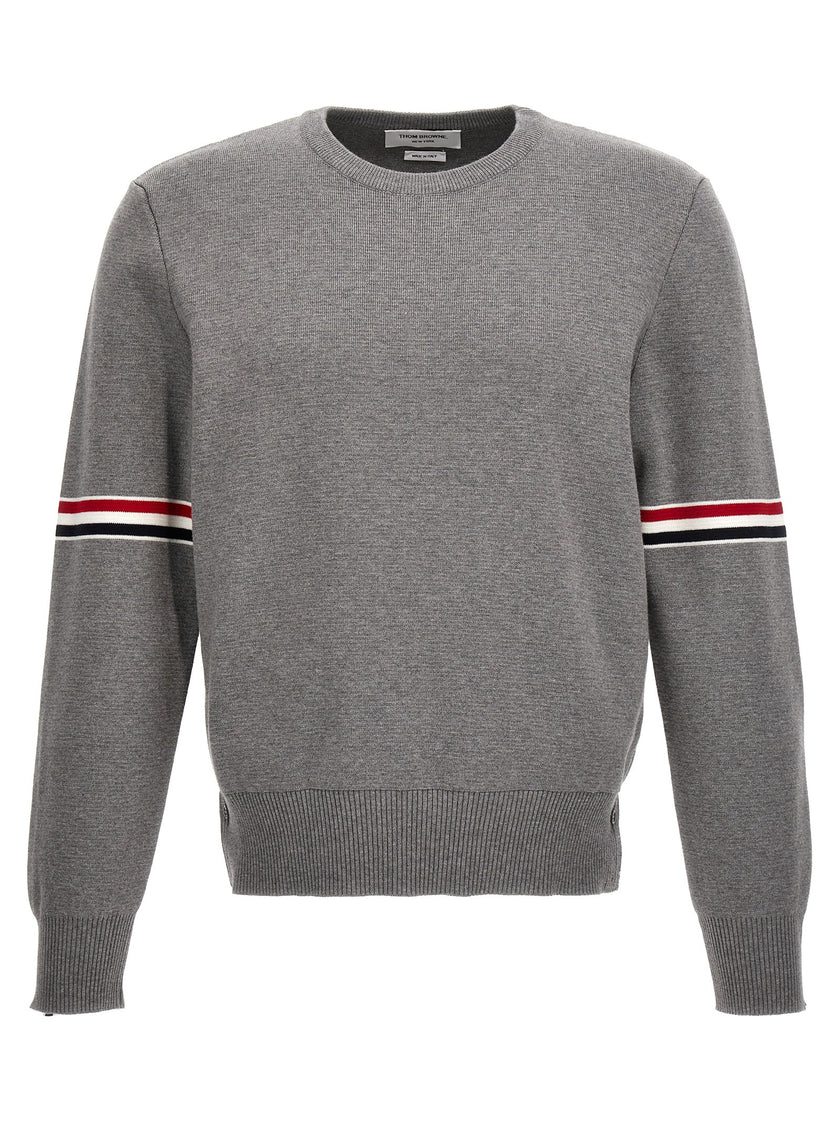 Thom Browne Grauer Baumwollcardigan