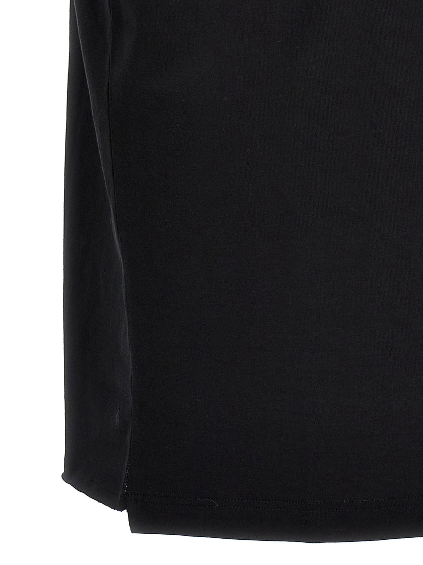 Saint Laurent Schwarzes Baumwoll-T-Shirt