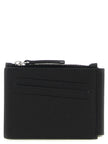 Maison Margiela Schwarze Leder Geldbörse