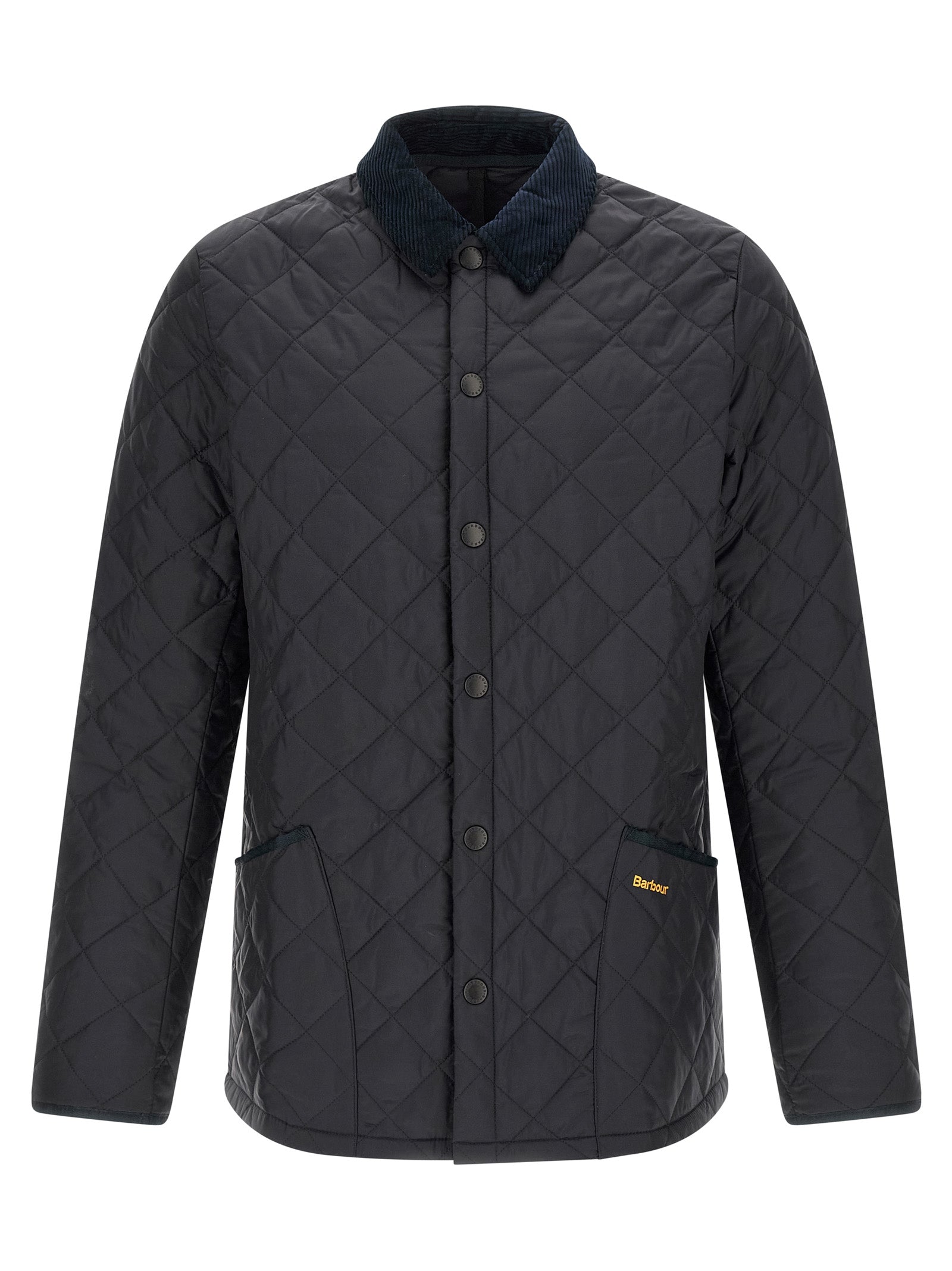 Barbour Blaue Polyamid-Jacke in voller Länge