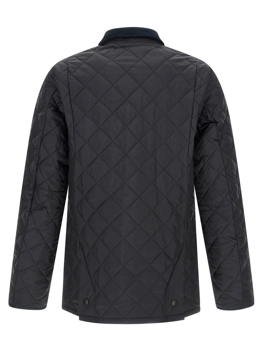 Barbour Blaue Polyamid-Jacke in voller Länge