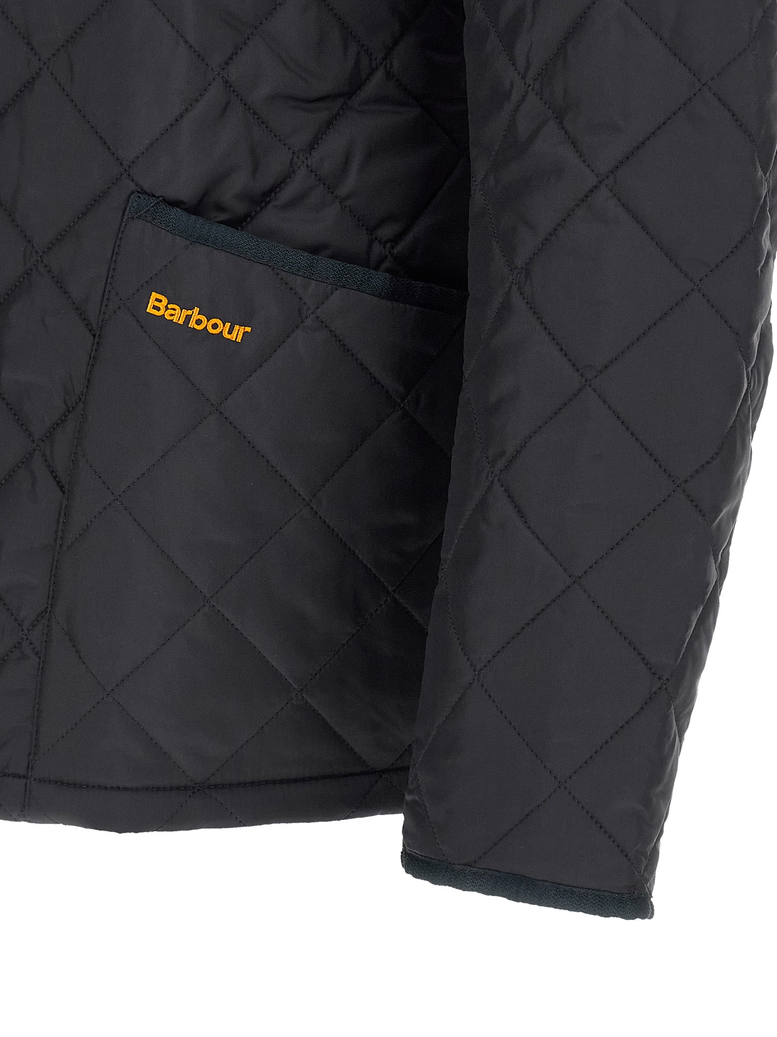 Barbour Blaue Polyamid-Jacke in voller Länge