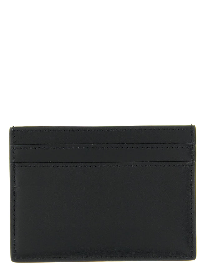 Saint Laurent Schwarzer Kalbsleder-Kartenetui