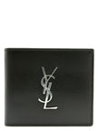 Saint Laurent Schwarzes Leder Portemonnaie