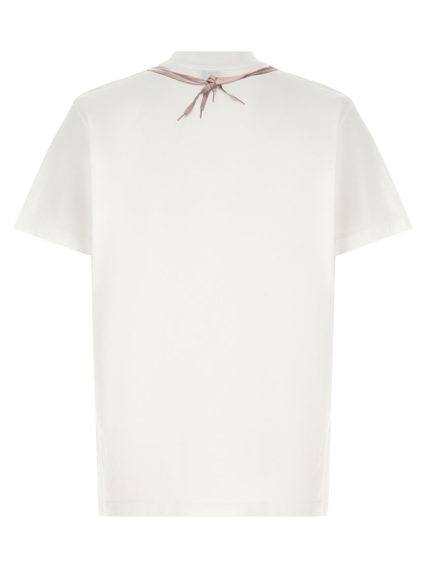 Moschino Weißes Baumwoll-T-Shirt
