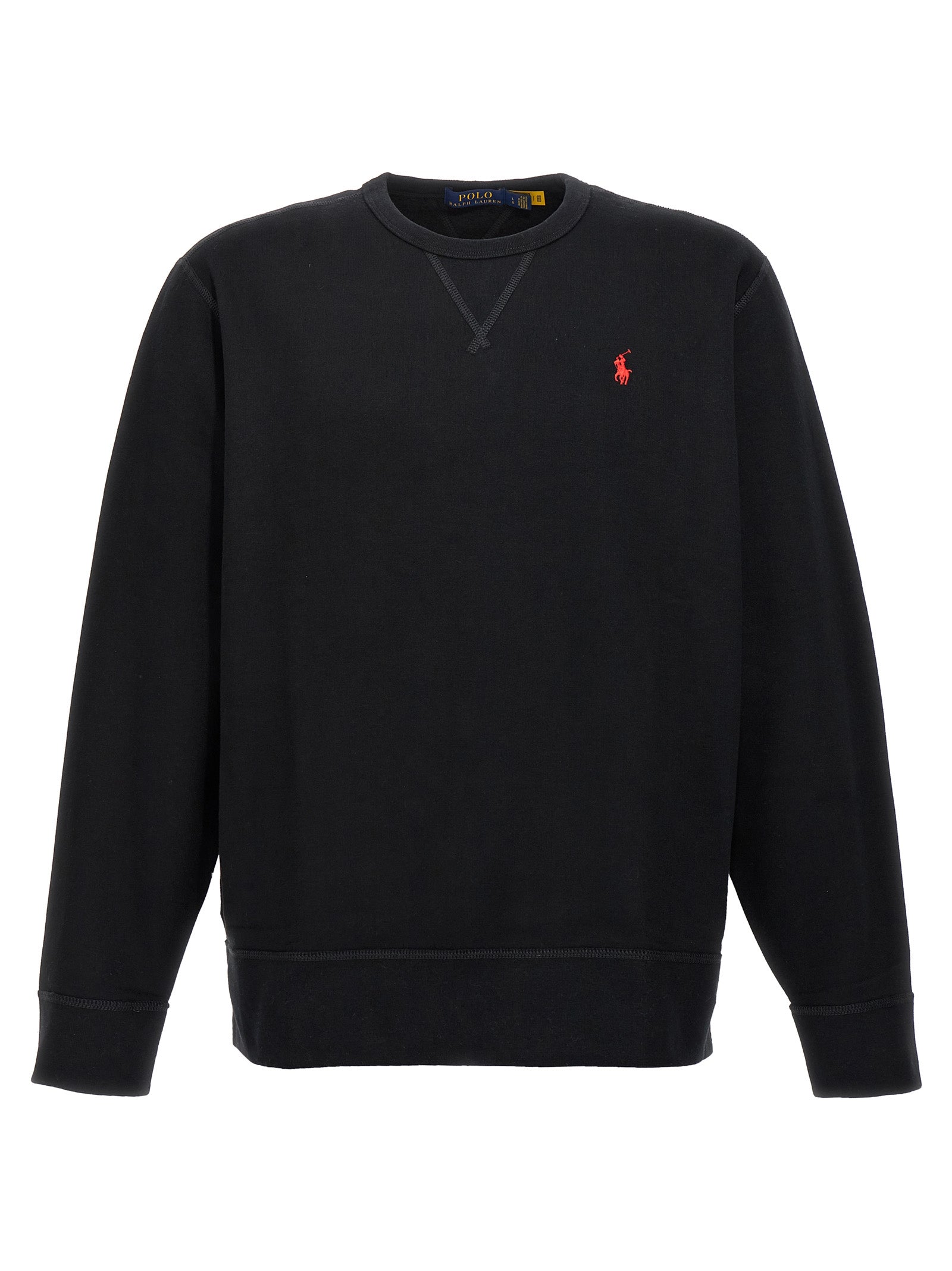 Polo Ralph Lauren Schwarzer Baumwoll-Sweatshirt