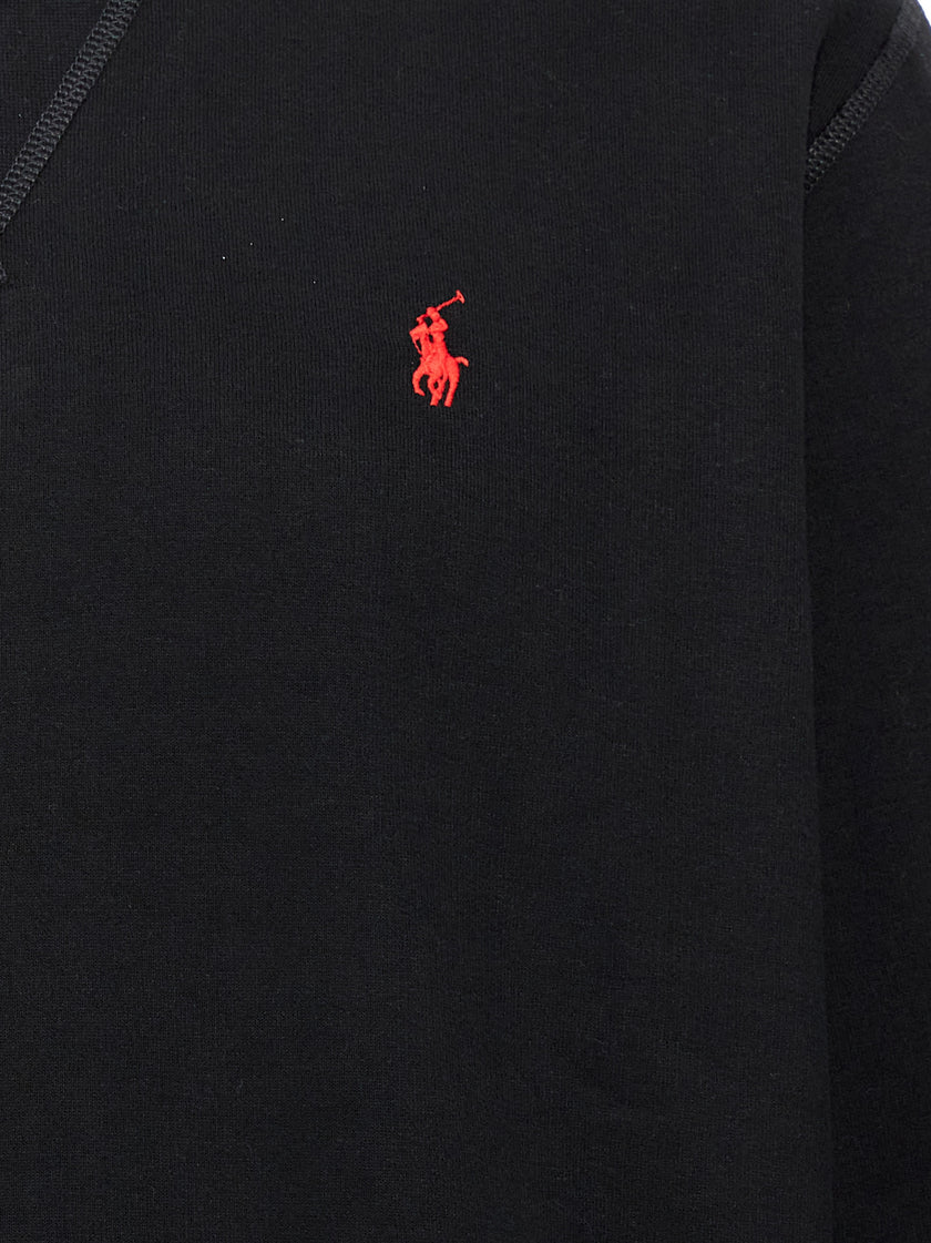 Polo Ralph Lauren Schwarzer Baumwoll-Sweatshirt
