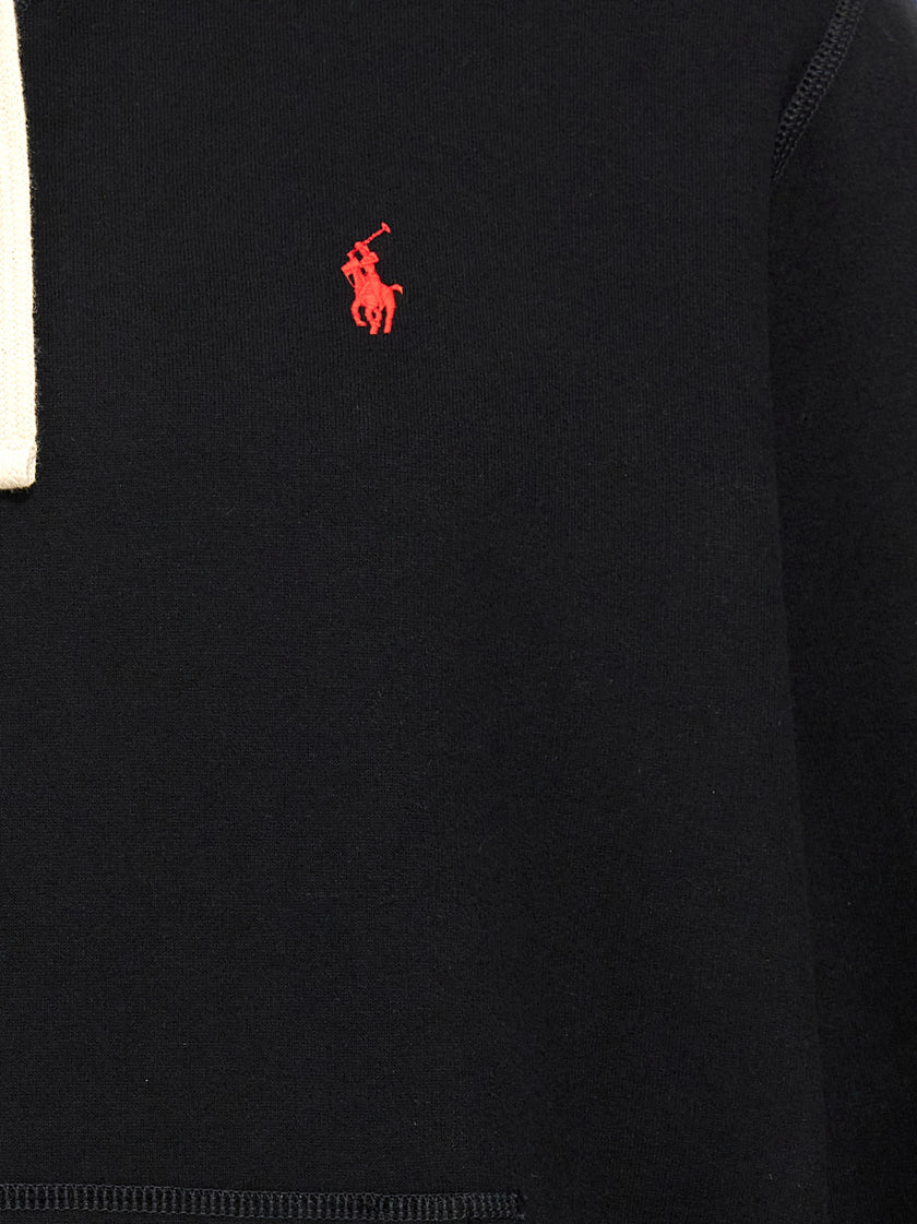 Polo Ralph Lauren Schwarzer Baumwoll-Sweatshirt