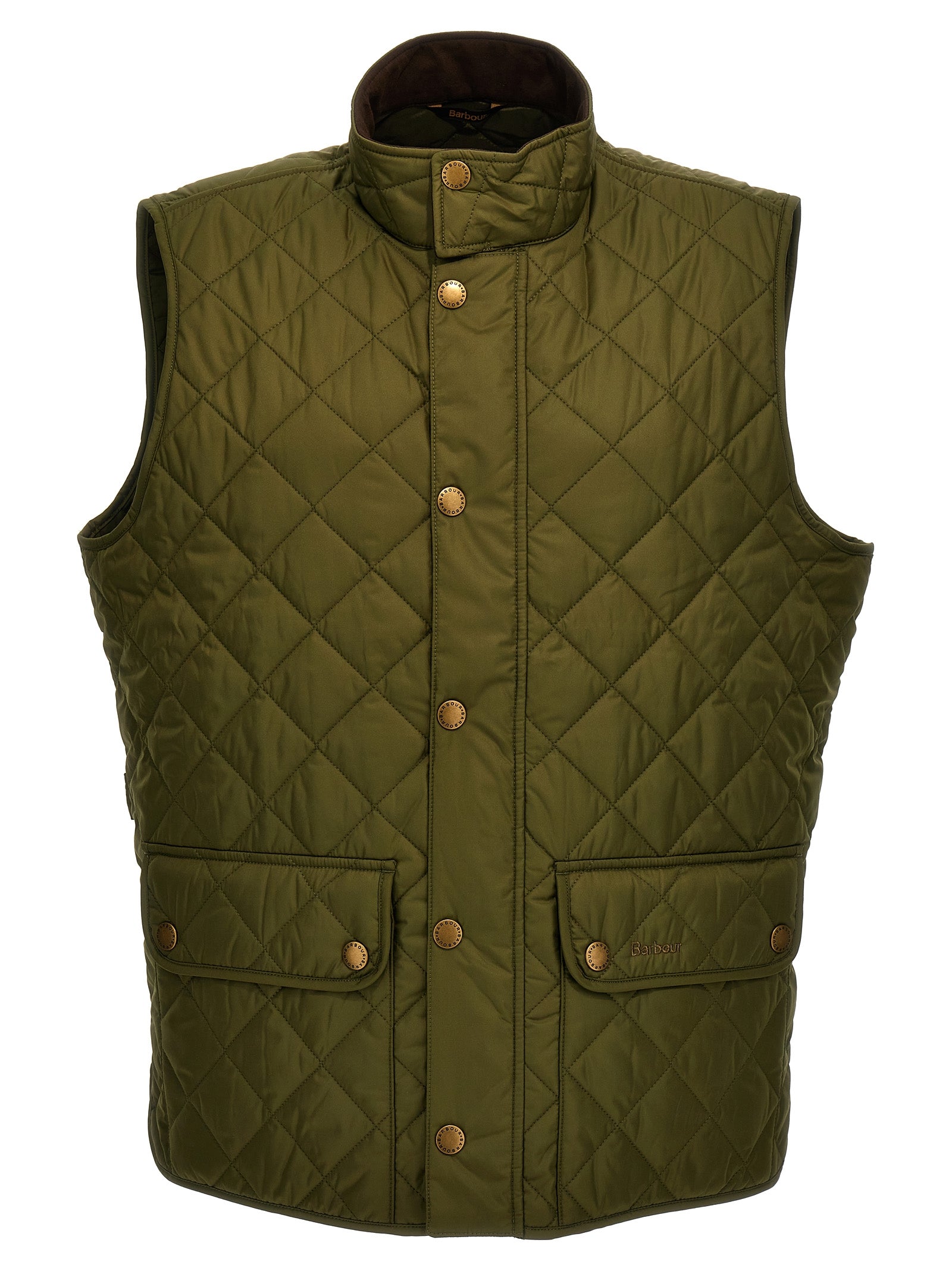 Barbour Ärmellose Zweifarbige Polyesterjacke