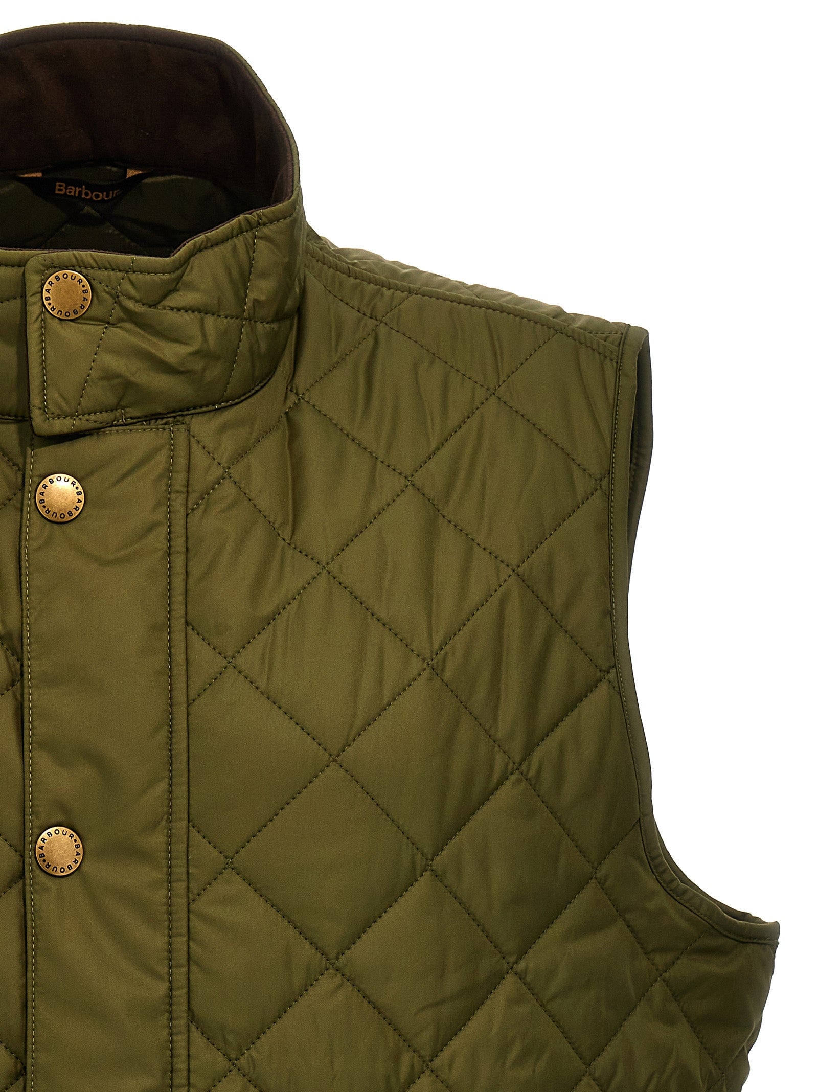 Barbour Ärmellose Zweifarbige Polyesterjacke