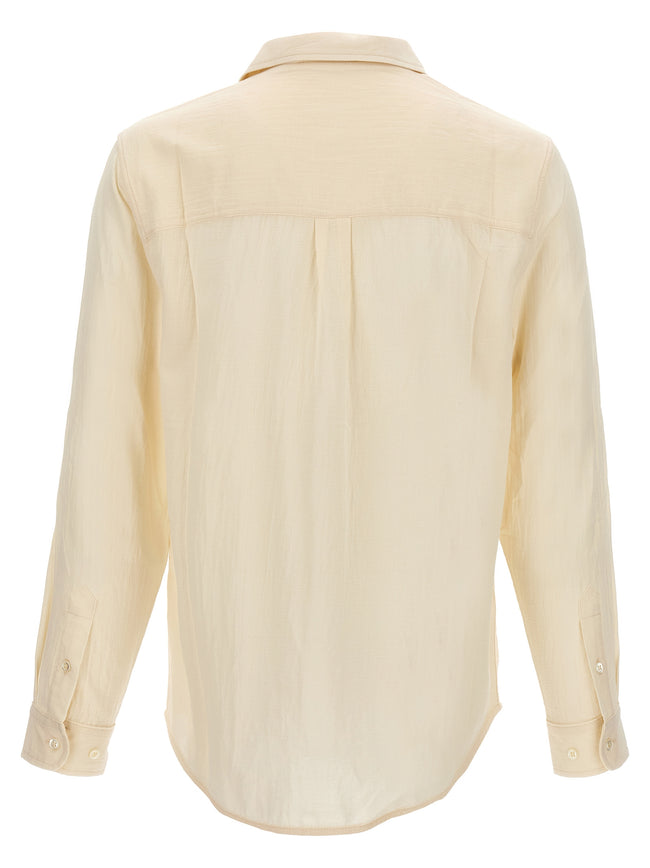 SÉFR Weiße Baumwollbluse