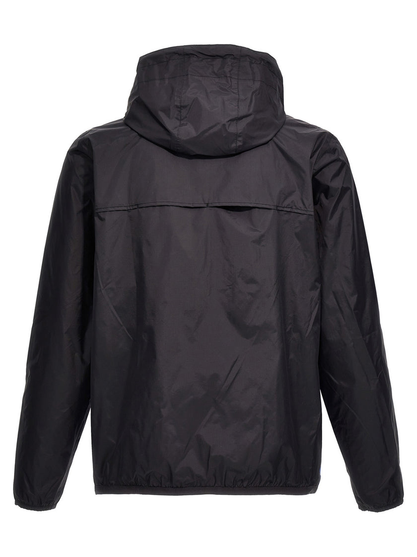 Comme Des Garçons Play Blaue Jacke aus Nylon