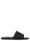 Dolce & Gabbana Schwarze Slides aus Polyethylen