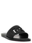 Dolce & Gabbana Schwarze Slides aus Polyethylen