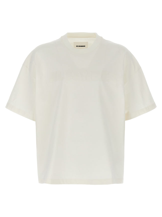 Jil Sander Weißes Baumwoll-T-Shirt