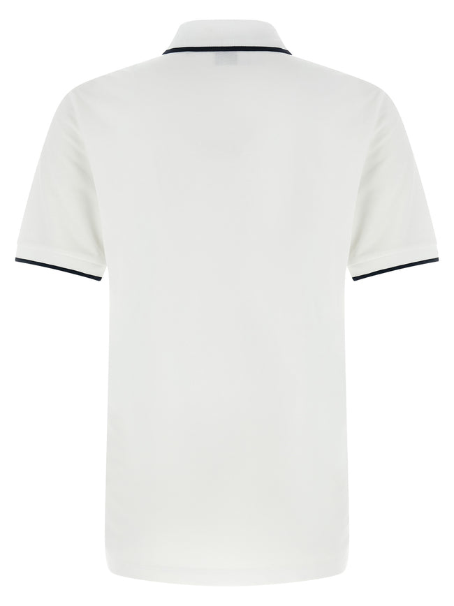Hugo Boss Weißes Poloshirt aus Baumwolle
