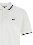 Hugo Boss Weißes Poloshirt aus Baumwolle