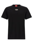 Diesel Schwarzes Baumwoll-T-Shirt