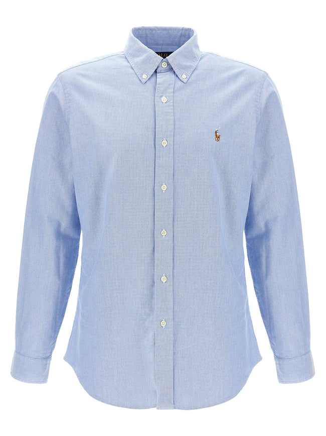 Polo Ralph Lauren Blaue Baumwollbluse