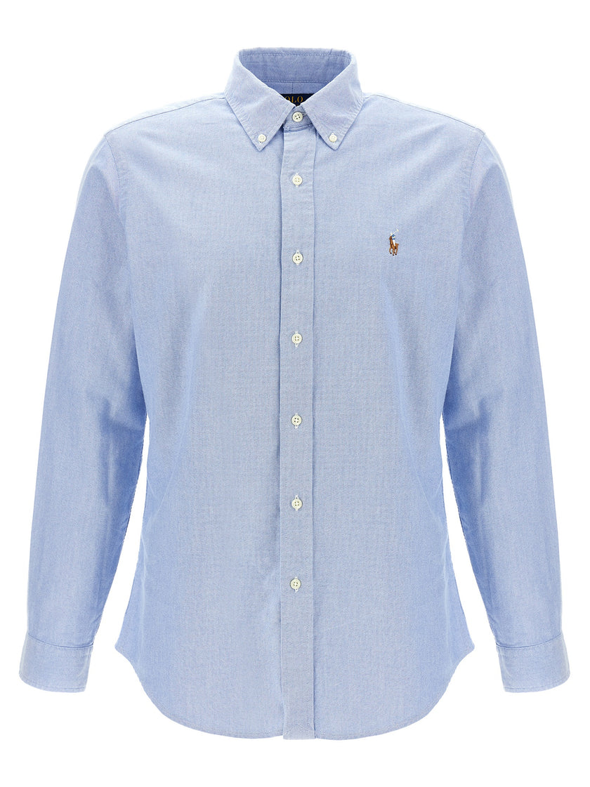 Polo Ralph Lauren Blaue Baumwollbluse