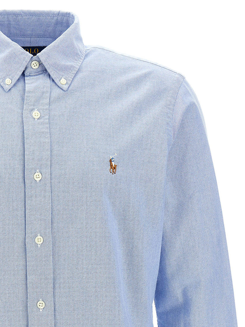 Polo Ralph Lauren Blaue Baumwollbluse