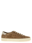 Brunello Cucinelli Beige Kalbsleder Low-Top-Sneaker
