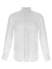 Brunello Cucinelli Weiße Leinenbluse