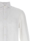 Brunello Cucinelli Weiße Leinenbluse
