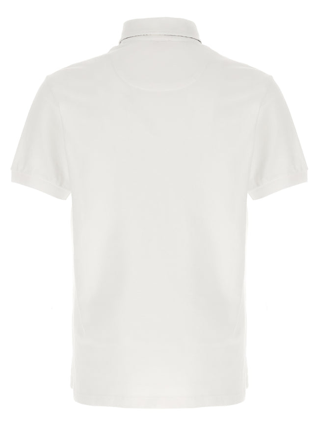Etro Weißes Poloshirt aus Baumwolle