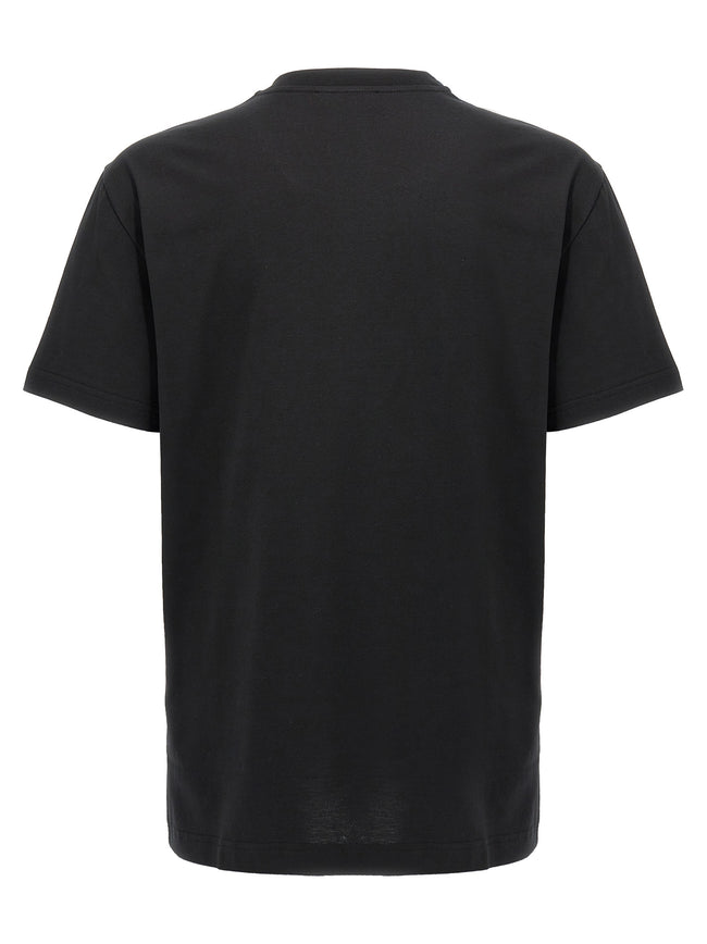 Dolce & Gabbana Schwarzes Baumwoll-T-Shirt