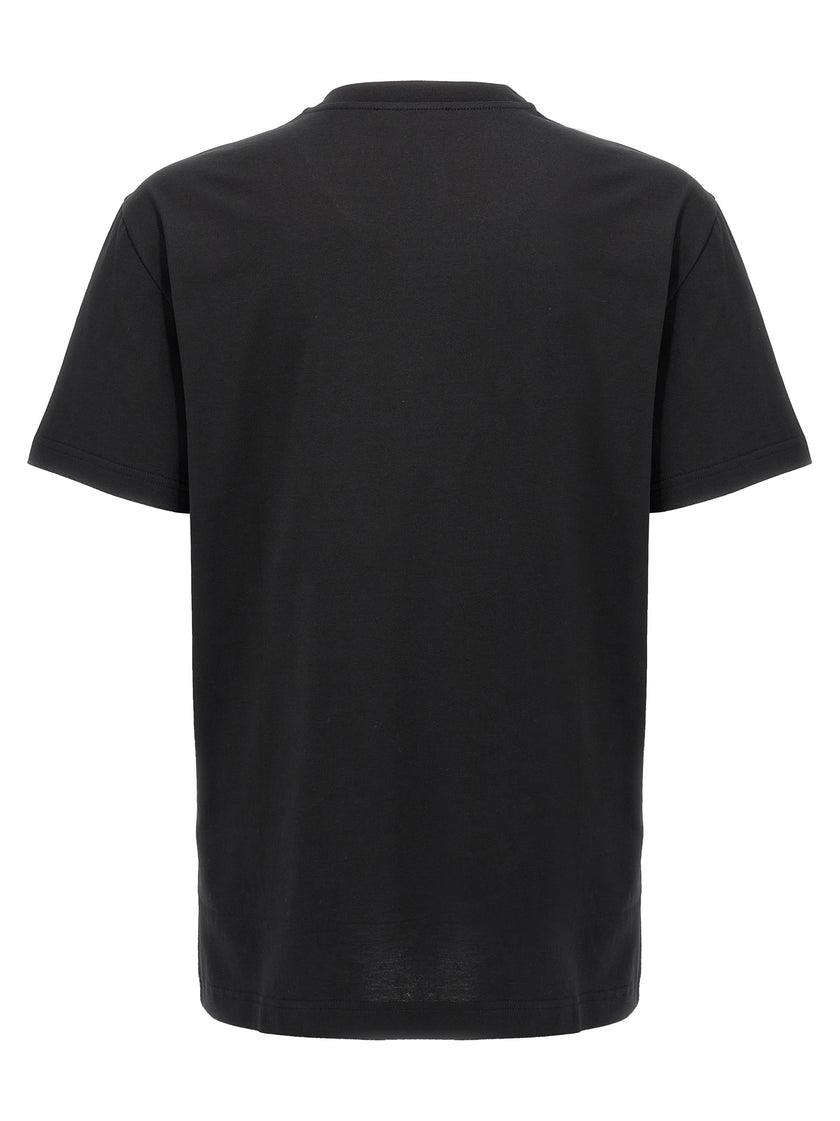 Dolce & Gabbana Schwarzes Baumwoll-T-Shirt
