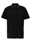 Versace Schwarzes Baumwoll-Poloshirt