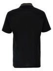 Versace Schwarzes Baumwoll-Poloshirt
