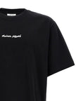 Maison Kitsuné Schwarzes Baumwoll-T-Shirt