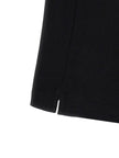 Maison Kitsuné Schwarzes Baumwoll-T-Shirt