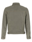 Brunello Cucinelli Graue Jeansjacke aus Baumwolle