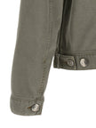 Brunello Cucinelli Graue Jeansjacke aus Baumwolle