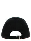 Fendi Schwarze Baumwollkappe (Baseball Cap)