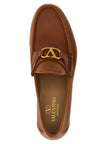 Valentino Garavani Braune Loafer aus Leder zum Hineinschlüpfen