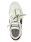 Off-White Zweifarbige Sneaker aus Rindsleder im Athletic-Stil