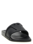 Valentino Garavani Schwarze Plastic Slides