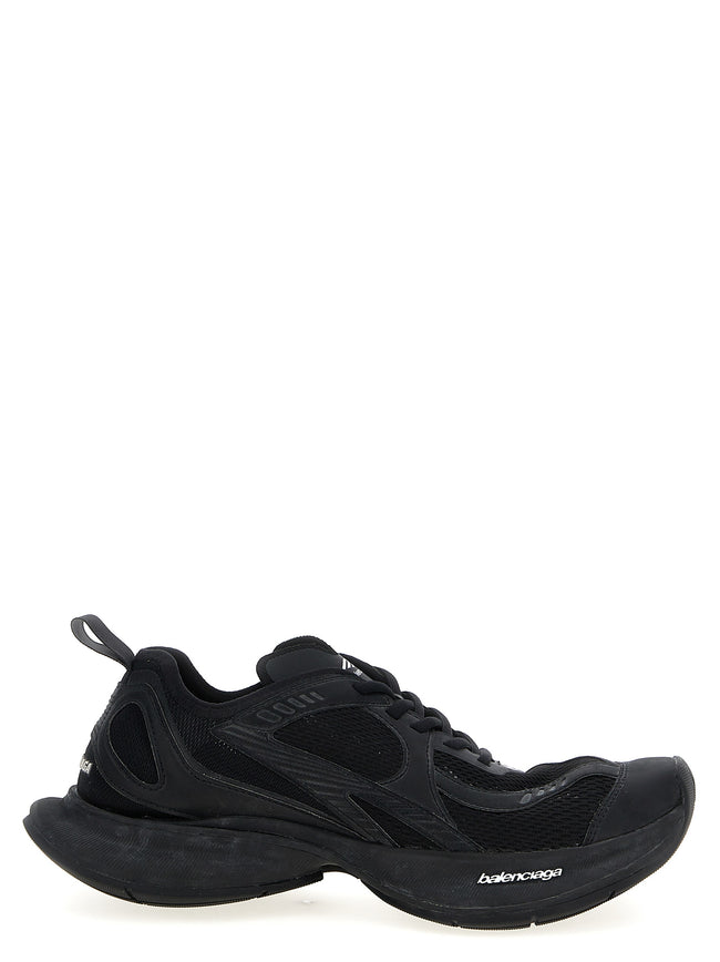Balenciaga Schwarze Sneaker aus Polyester für sportliche Looks