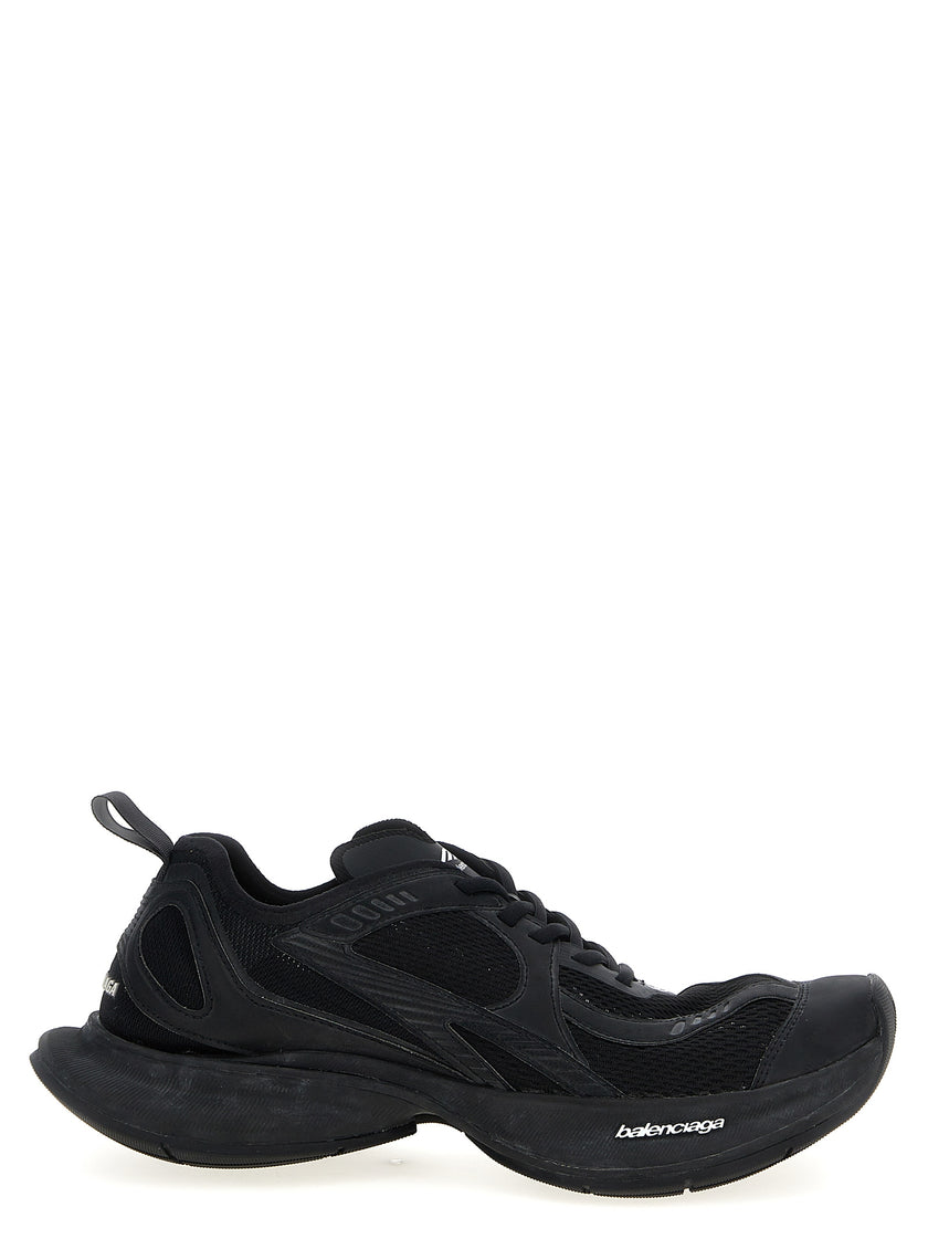 Balenciaga Schwarze Sneaker aus Polyester für sportliche Looks
