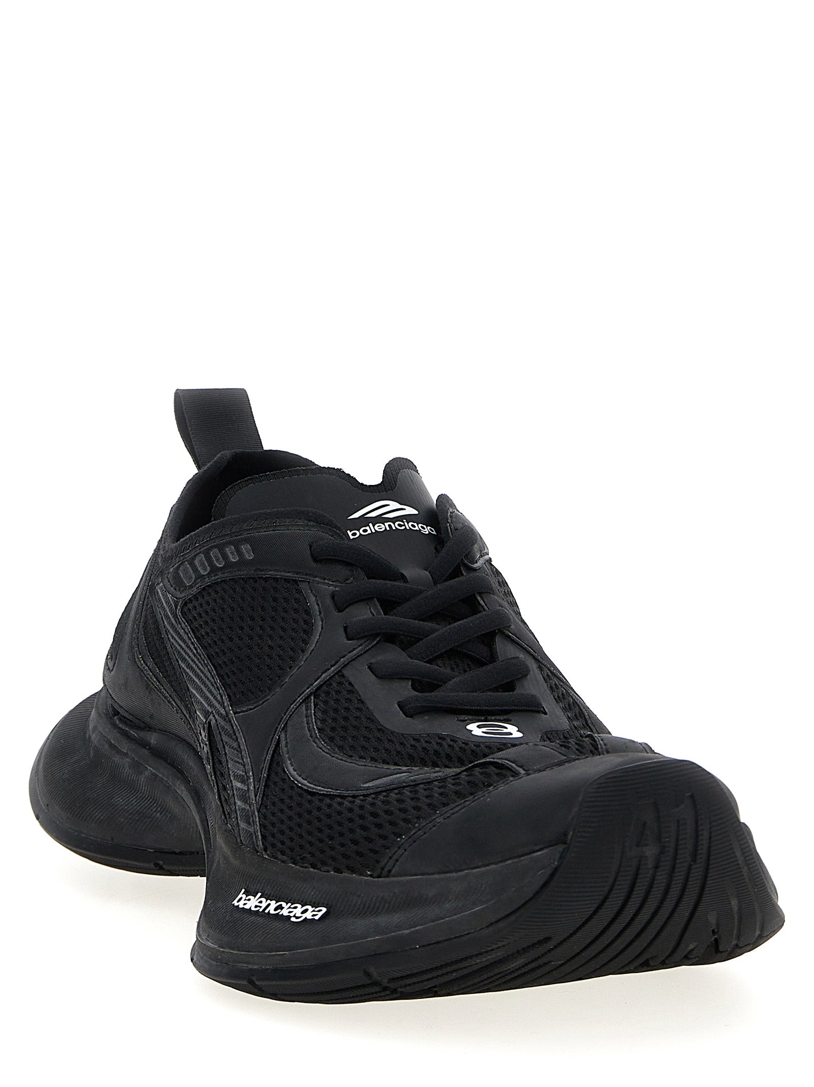 Balenciaga Schwarze Sneaker aus Polyester für sportliche Looks
