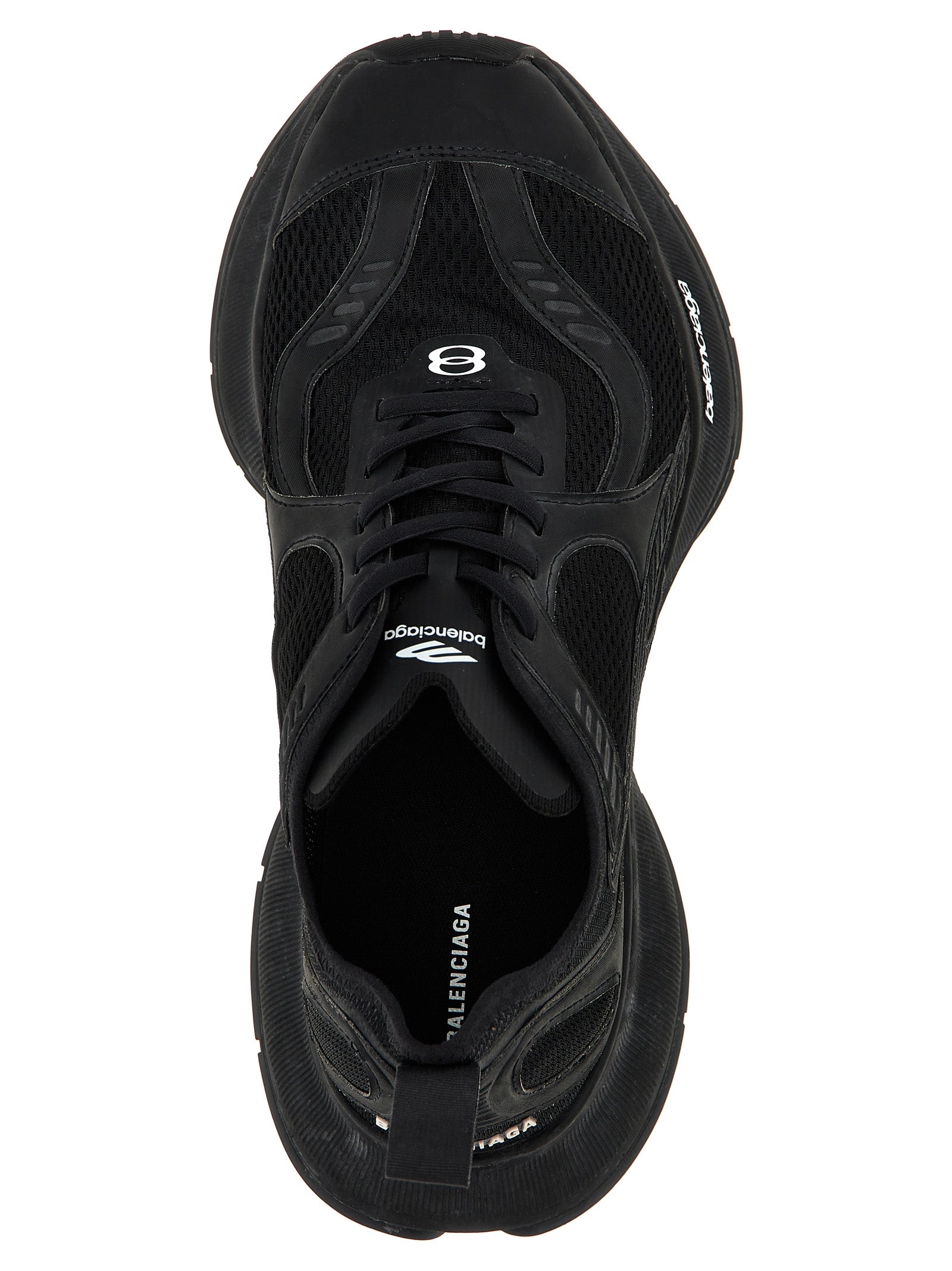 Balenciaga Schwarze Sneaker aus Polyester für sportliche Looks