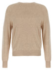 MA'RY'YA Beige Cotton Cardigan